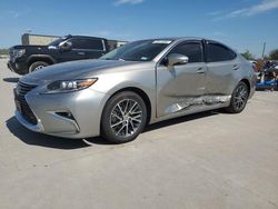 Salvage cars for sale from Copart Wilmer, TX: 2017 Lexus ES 350