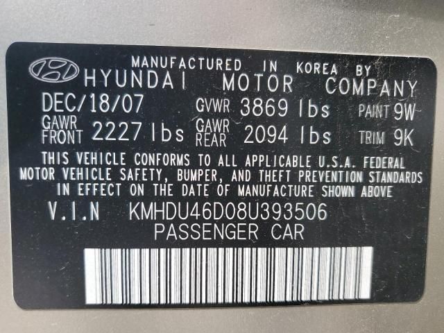 2008 Hyundai Elantra GLS