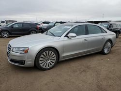 Salvage cars for sale at Brighton, CO auction: 2015 Audi A8 L Quattro