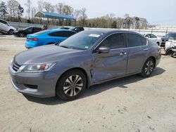 Salvage cars for sale from Copart Spartanburg, SC: 2015 Honda Accord LX