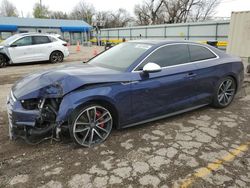 Salvage cars for sale at Wichita, KS auction: 2018 Audi S5 Prestige