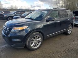 Salvage cars for sale at Arlington, WA auction: 2014 Ford Explorer Limited