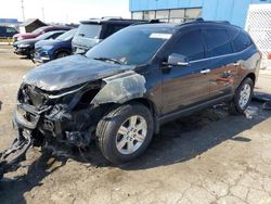 Salvage cars for sale from Copart Woodhaven, MI: 2012 Chevrolet Traverse LT