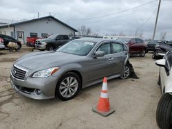 Salvage cars for sale from Copart Pekin, IL: 2011 Infiniti M37 X