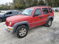 Salvage cars for sale from Copart Ocala, FL: 2004 Jeep Liberty Sport