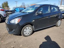 Salvage cars for sale at New Britain, CT auction: 2015 Mitsubishi Mirage DE