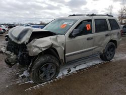 Salvage cars for sale from Copart Ontario Auction, ON: 2007 Jeep Grand Cherokee Limited