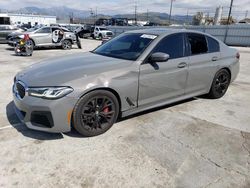 Salvage cars for sale from Copart Sun Valley, CA: 2021 BMW 530 I