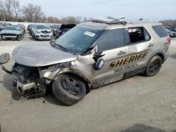 Salvage cars for sale at Cahokia Heights, IL auction: 2016 Ford Explorer Police Interceptor