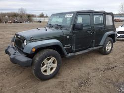 Jeep Wrangler salvage cars for sale: 2011 Jeep Wrangler Unlimited Sport