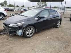 Salvage cars for sale from Copart San Diego, CA: 2017 Chevrolet Cruze LT