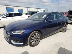 Salvage cars for sale from Copart Haslet, TX: 2021 Audi A4 Premium 40