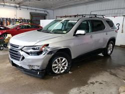 Salvage cars for sale from Copart Candia, NH: 2018 Chevrolet Traverse LT