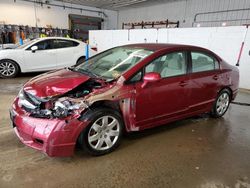 Salvage cars for sale from Copart Candia, NH: 2009 Honda Civic LX