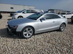 Salvage cars for sale at New Braunfels, TX auction: 2013 Audi A5 Premium Plus