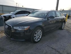 Salvage cars for sale at Dyer, IN auction: 2015 Audi A6 Premium Plus