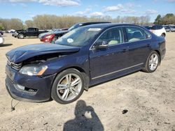 Volkswagen Passat SE salvage cars for sale: 2015 Volkswagen Passat SE