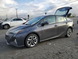 Salvage cars for sale from Copart Colton, CA: 2018 Toyota Prius