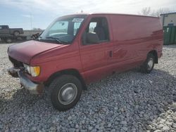 Salvage trucks for sale at Barberton, OH auction: 1995 Ford Econoline E250 Van