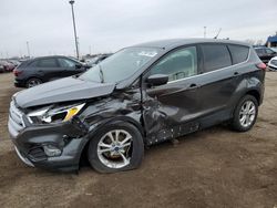 Salvage cars for sale at Woodhaven, MI auction: 2019 Ford Escape SE