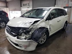 Salvage cars for sale from Copart Elgin, IL: 2015 Honda Odyssey EXL