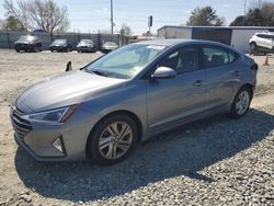 Salvage cars for sale from Copart Mebane, NC: 2019 Hyundai Elantra SEL