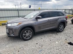 Salvage cars for sale from Copart Lawrenceburg, KY: 2019 Toyota Highlander SE