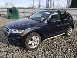 Salvage cars for sale at Windsor, NJ auction: 2018 Audi Q5 Premium Plus