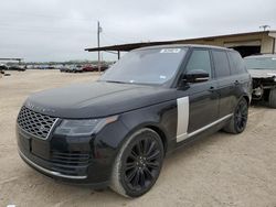 Salvage cars for sale from Copart Temple, TX: 2019 Land Rover Range Rover Supercharged