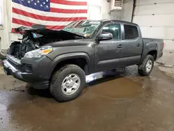 Salvage cars for sale at Lyman, ME auction: 2019 Toyota Tacoma Double Cab