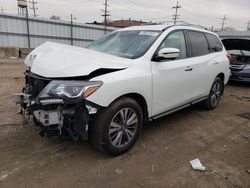 Salvage cars for sale at Chicago Heights, IL auction: 2020 Nissan Pathfinder SL