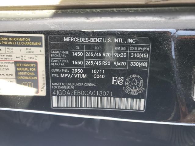 2012 Mercedes-Benz ML 350 Bluetec