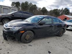 Salvage cars for sale at Mendon, MA auction: 2017 Honda Civic LX