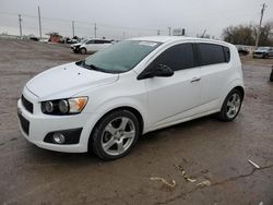 Salvage cars for sale from Copart Oklahoma City, OK: 2015 Chevrolet Sonic LTZ