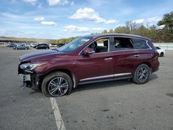 Salvage cars for sale from Copart Brookhaven, NY: 2019 Infiniti QX60 Luxe