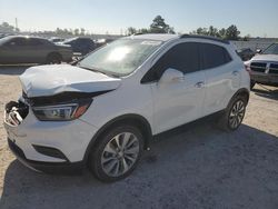Salvage cars for sale from Copart Houston, TX: 2019 Buick Encore Preferred