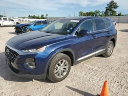 Salvage cars for sale at Houston, TX auction: 2019 Hyundai Santa FE SE