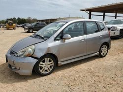 Salvage cars for sale at Tanner, AL auction: 2007 Honda FIT S