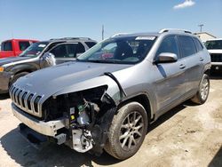 Salvage cars for sale at Temple, TX auction: 2016 Jeep Cherokee Latitude