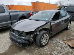 Salvage cars for sale at Bridgeton, MO auction: 2021 Toyota Camry LE