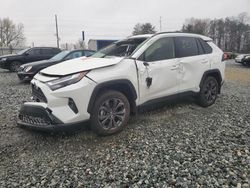 Salvage cars for sale from Copart Mebane, NC: 2022 Toyota Rav4 XLE Premium