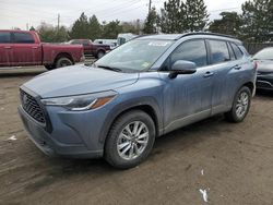 Salvage cars for sale at Denver, CO auction: 2023 Toyota Corolla Cross LE