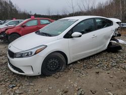 Salvage cars for sale at Candia, NH auction: 2017 KIA Forte LX