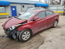 Salvage cars for sale at Wichita, KS auction: 2016 Hyundai Elantra SE