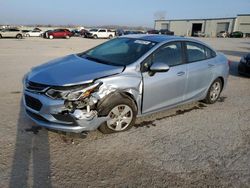 Salvage cars for sale at Kansas City, KS auction: 2017 Chevrolet Cruze LS