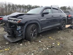 Salvage cars for sale at Waldorf, MD auction: 2021 Volkswagen Atlas Cross Sport SE