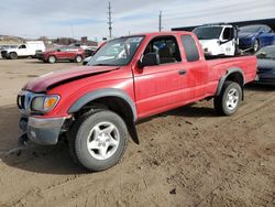 Salvage cars for sale from Copart Colorado Springs, CO: 2004 Toyota Tacoma Xtracab
