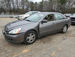 Salvage cars for sale from Copart Austell, GA: 2007 Honda Accord EX