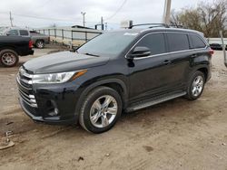 Salvage cars for sale at Oklahoma City, OK auction: 2019 Toyota Highlander Limited