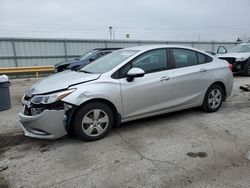 Salvage cars for sale at Dyer, IN auction: 2017 Chevrolet Cruze LS